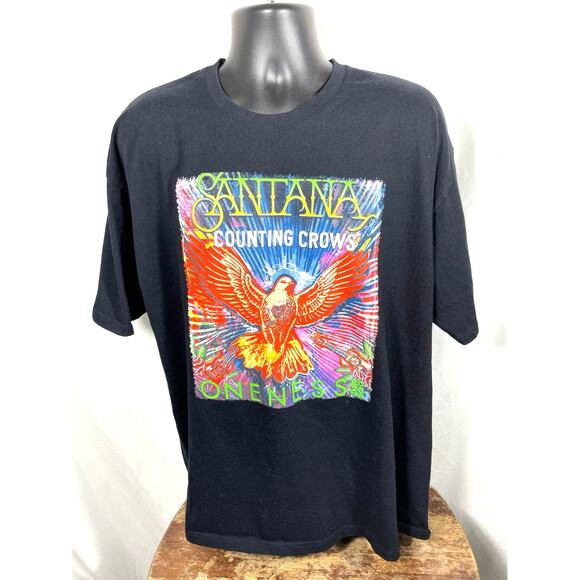 Santana Counting Crows Oneness Tour 2025 Shirt 2XL - Picture 1 of 7